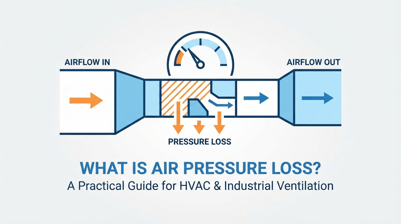 What Is Air Pressure Loss? A Practical Guide for HVAC and Industrial Ventilation