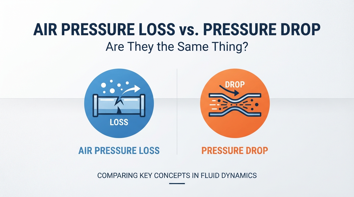 Air Pressure Loss vs. Pressure Drop: Are They the Same Thing?