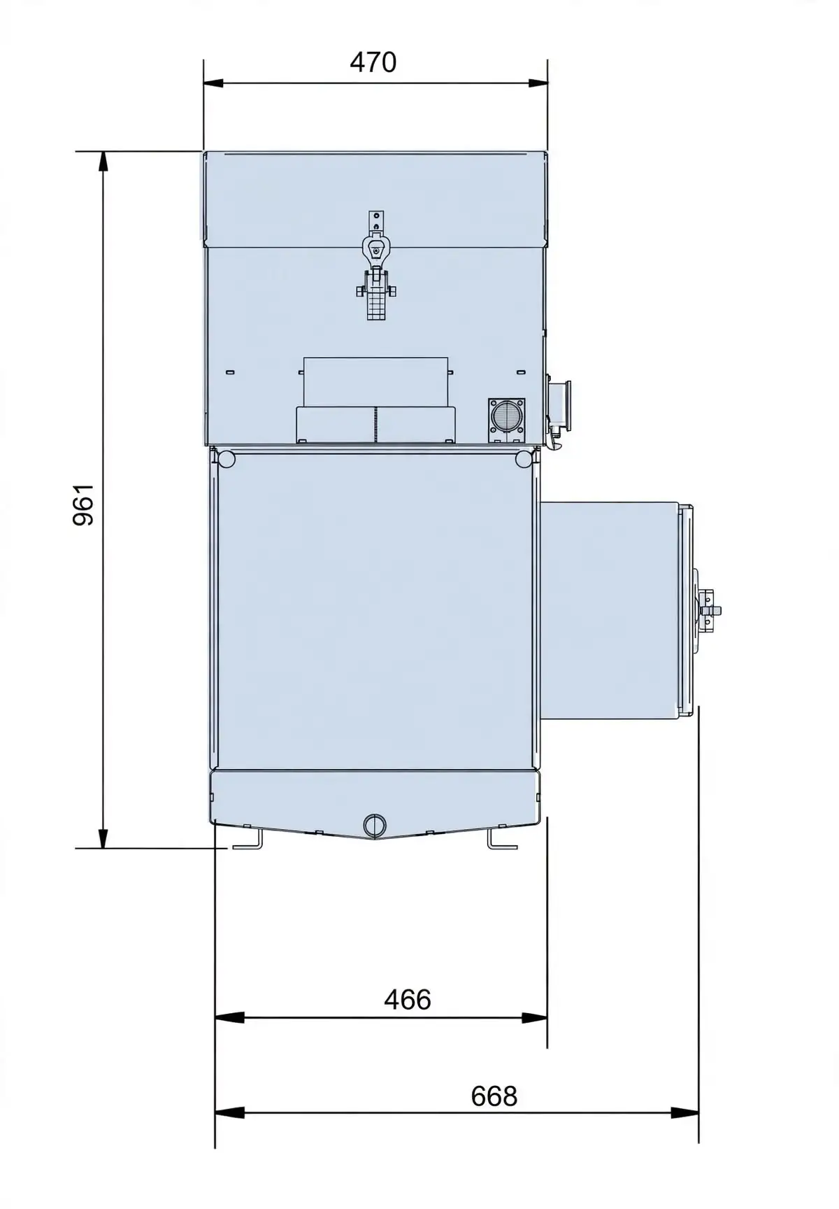 ECO AIR dimensions, view 2
