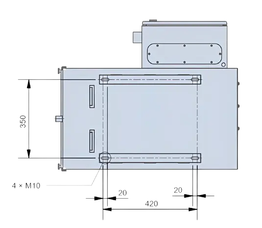 ECO AIR dimensions, view 3